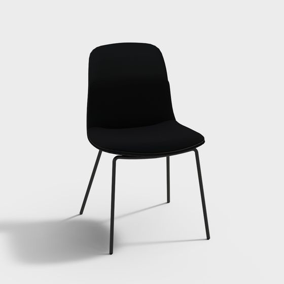 Urban Black Chair 3D Model