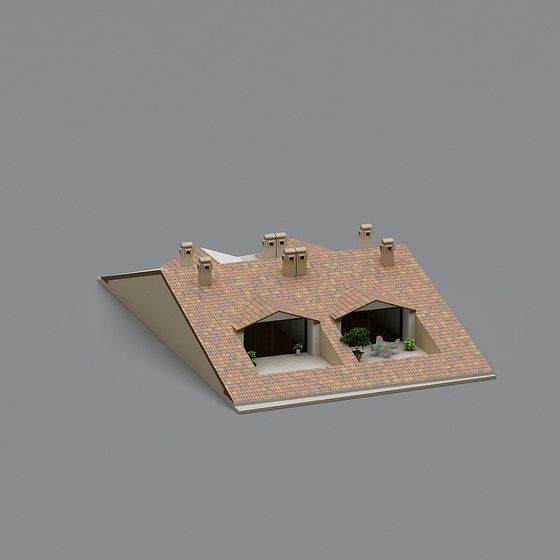 Charming Cottage 3D model for Modern Design