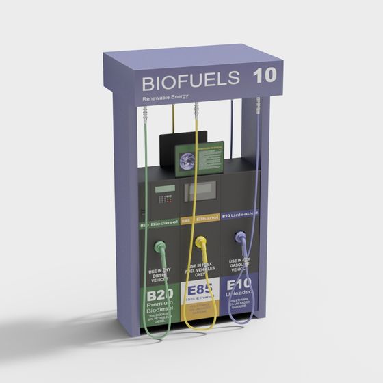 Biofuels Station 3D model