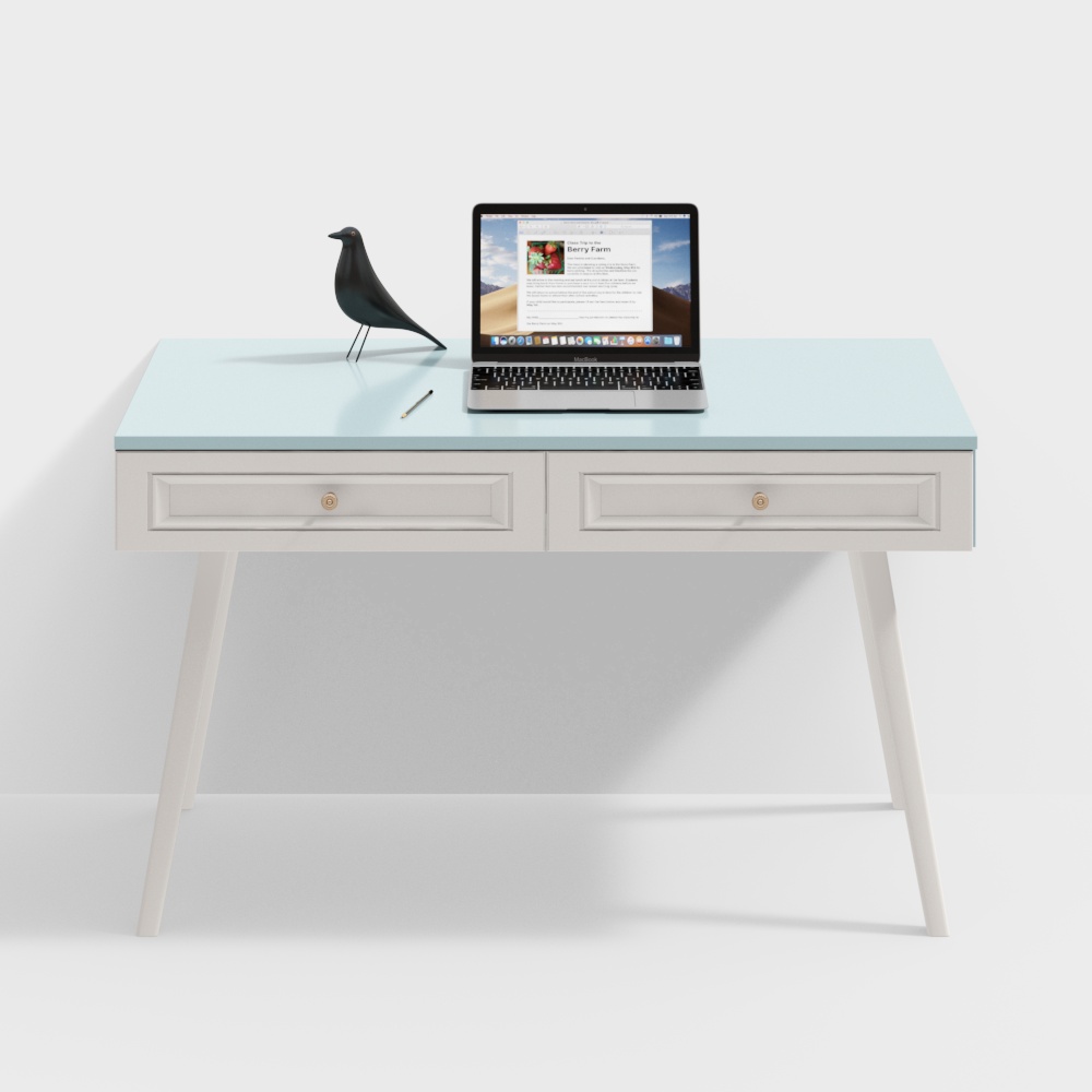 Scrivania Semplice con Computer