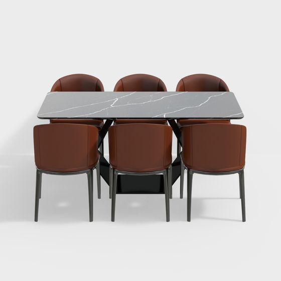 Urban Dining Table 3D model