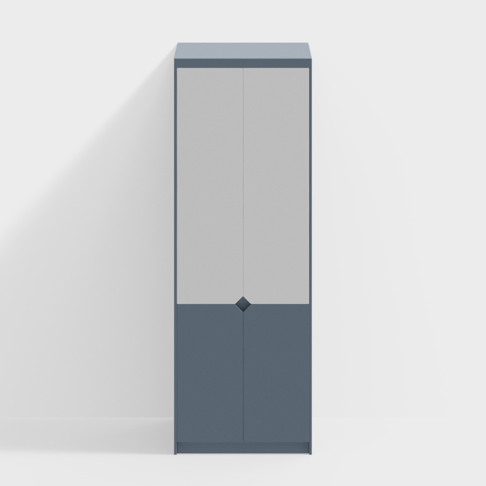 синий шкаф для студентов