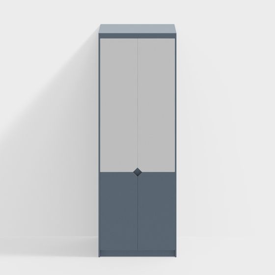 синий шкаф для студентов