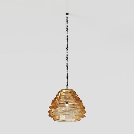 Elegant 3D Pendant Lamp Model for Modern Interiors