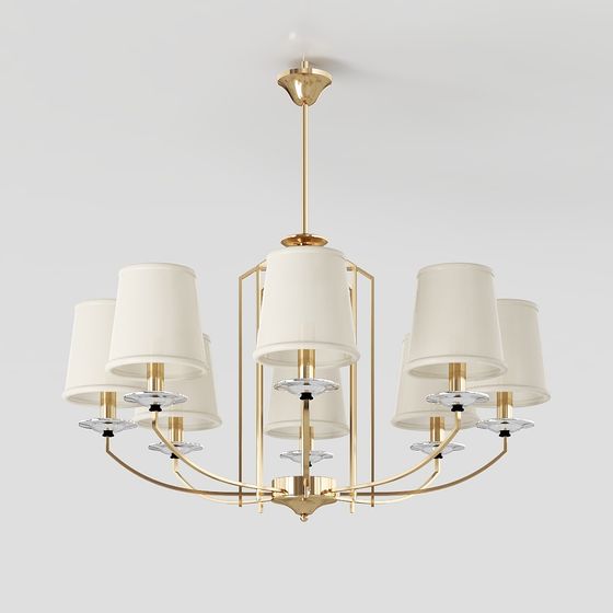 Elegant Pendant Light 3D model for Modern Interiors