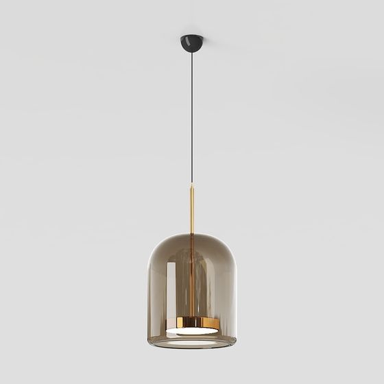 Stylish Low-Poly Chandelier 3D model for Creative Spaces