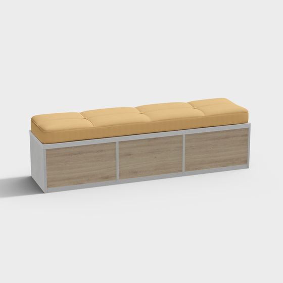 City Corner Bench 3D model
