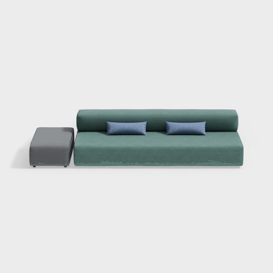 Urban Comfort 3D model Sofa for Modern Spaces