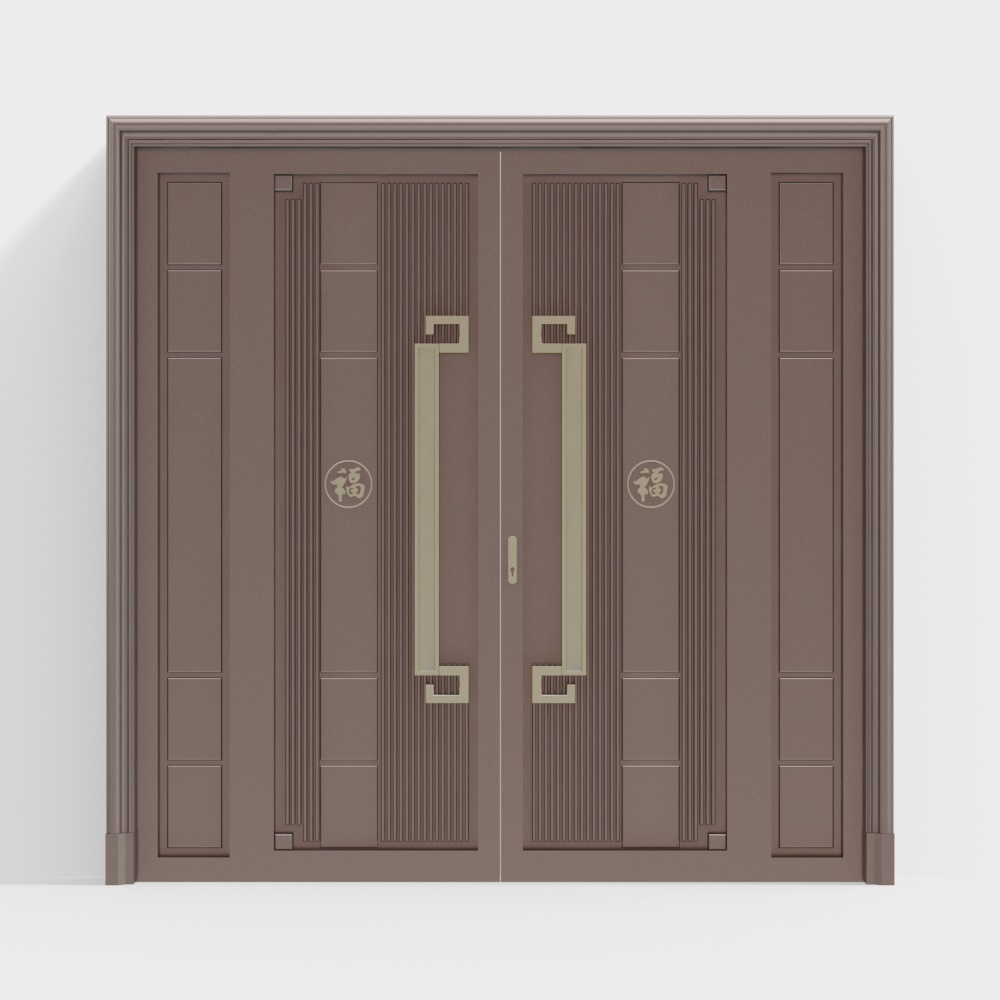 ประตูคู่สไตล์จีนใหม่