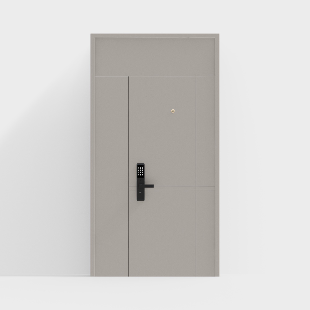 Elegant Minimalist Door 3D model