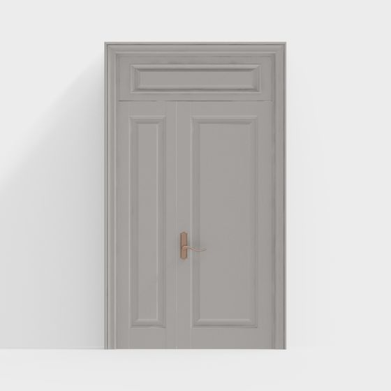 Classic Gray Door 3D model for Creative Projects