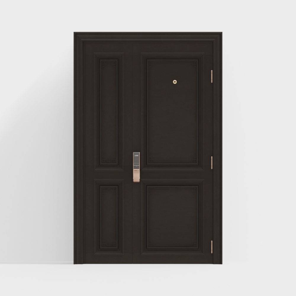 New Chinese style double door