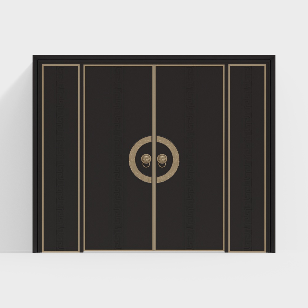 Golden Gate 3D model - Unique Door Design