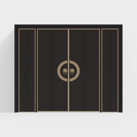 Golden Gate 3D model - Unique Door Design