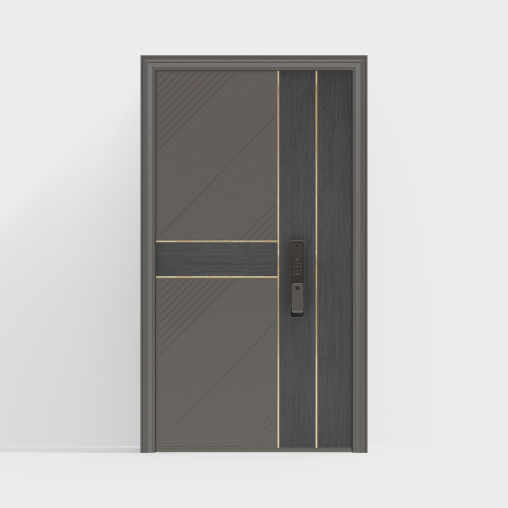 modern entrance door