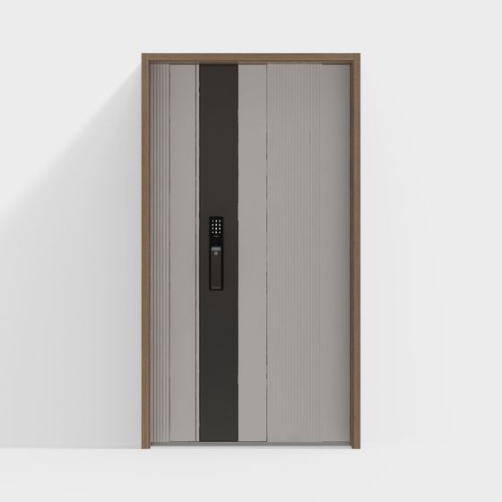Modern Low-Poly Door 3D model