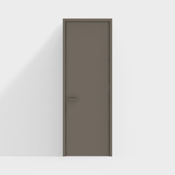 Modern Minimalist Interior Door 3D model