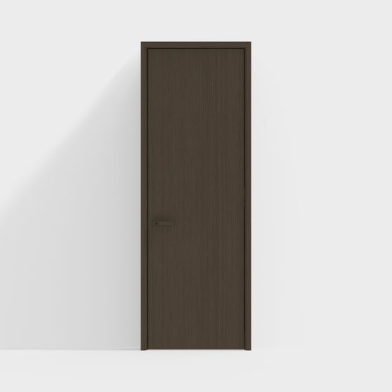Minimalist Brown Door 3D model