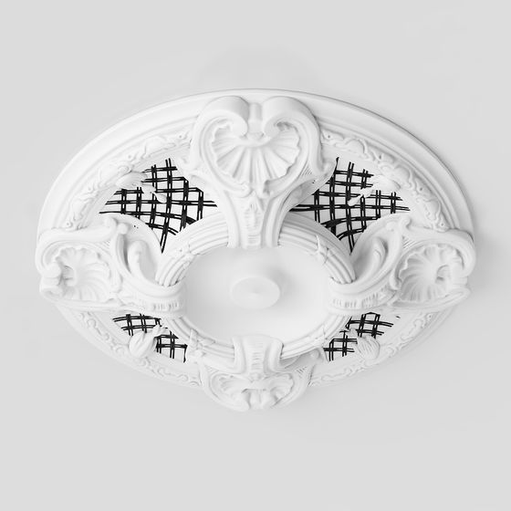 Elegant Ceiling Decoration 3D model