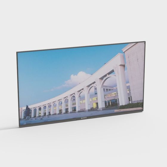 City Lights Futuristic 3D model for Modern Projects