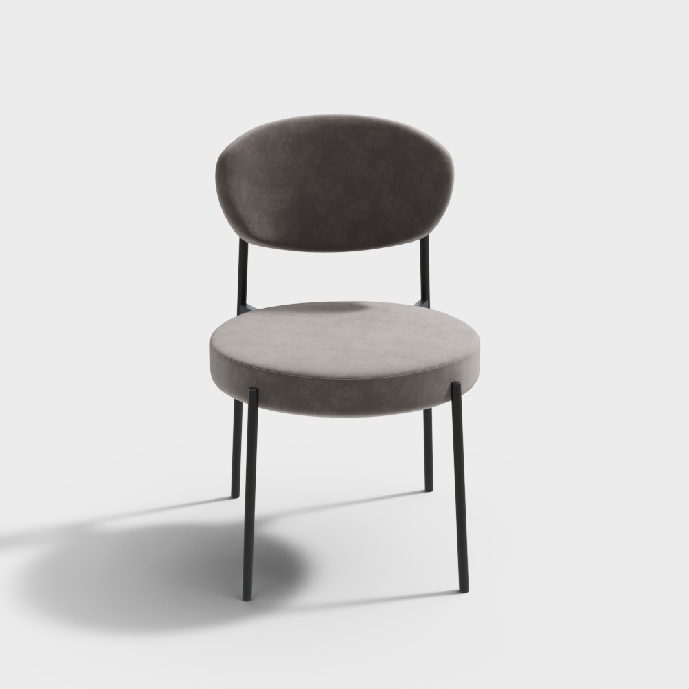 mental circle cloth chair