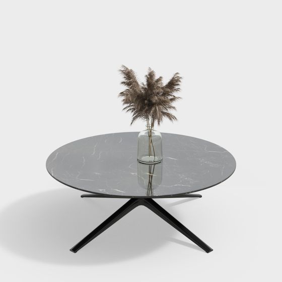 Stylish Round Table 3D model for Modern Interiors