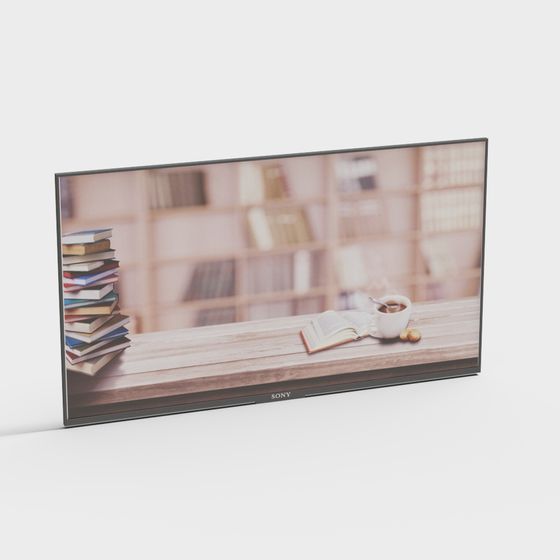 Sony Smart TV 3D Model for Modern Interiors