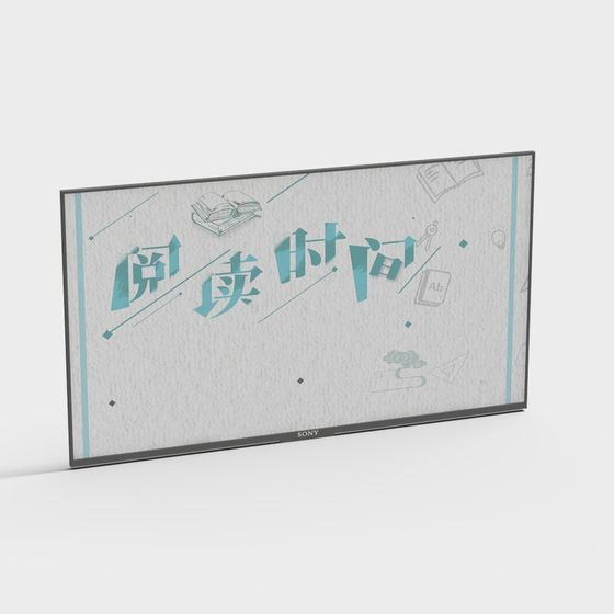 Reading Time 3D model