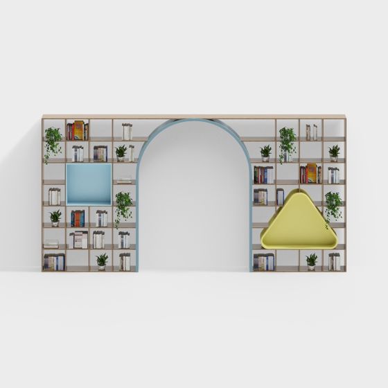 Bookshelf Door 3D model