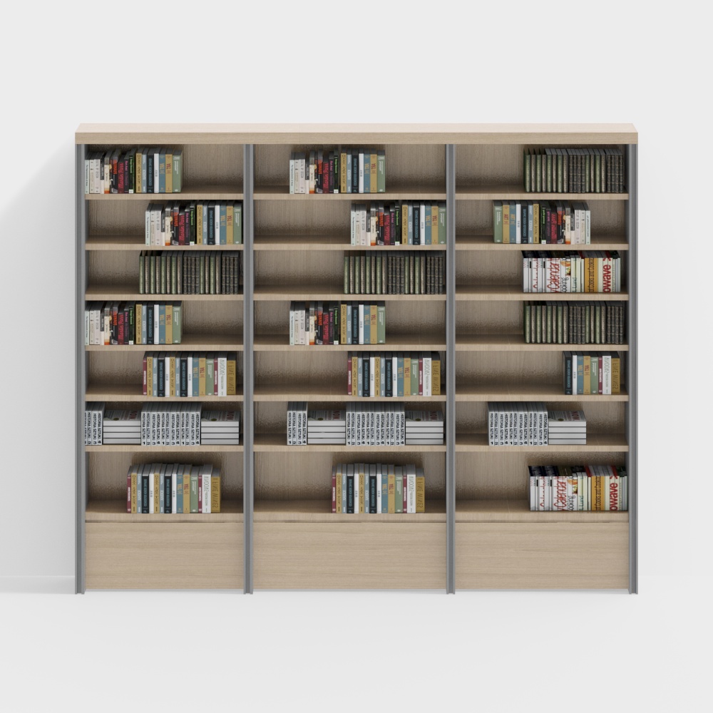 library bookshelf