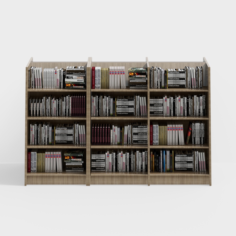 library bookshelf