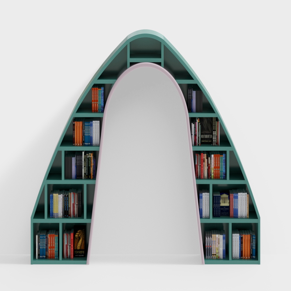 Kindergarten library bookshelf