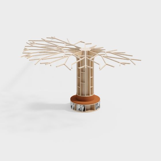 Natural Tree Low Poly 3D model for Creative Projects