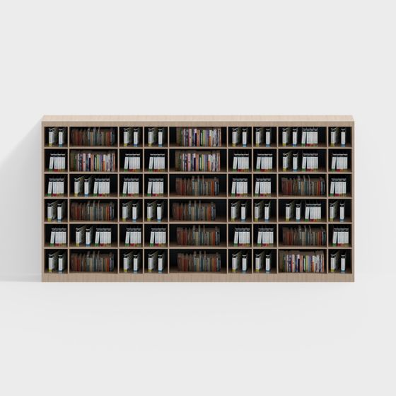 ชั้นวางหนังสือใหญ่ในร้านหนังสือ