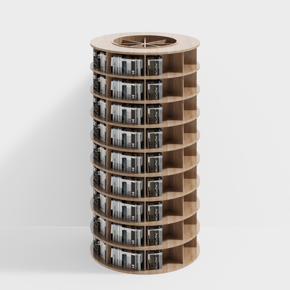 bookstore pillar bookshelf