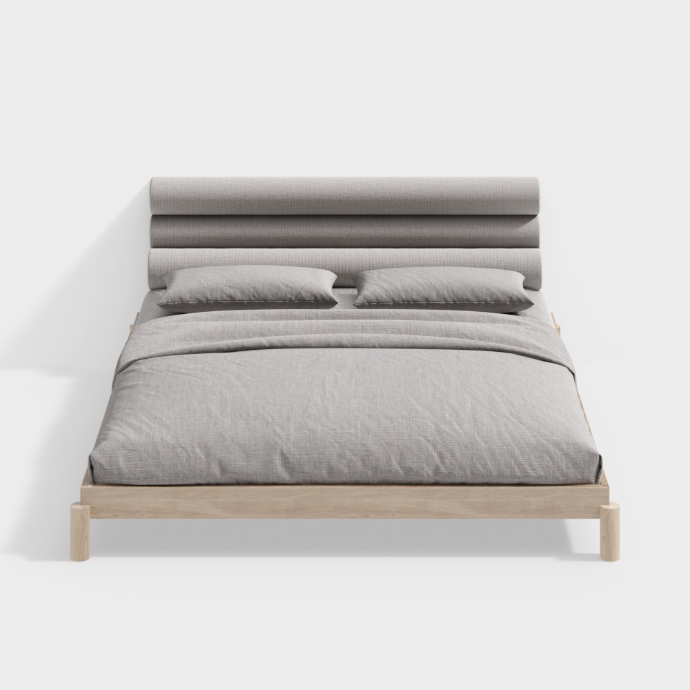 Cama doble de tela nórdica