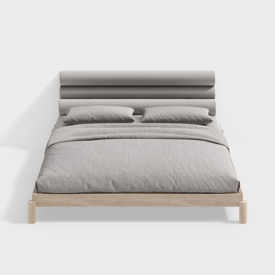 Cama doble de tela nórdica