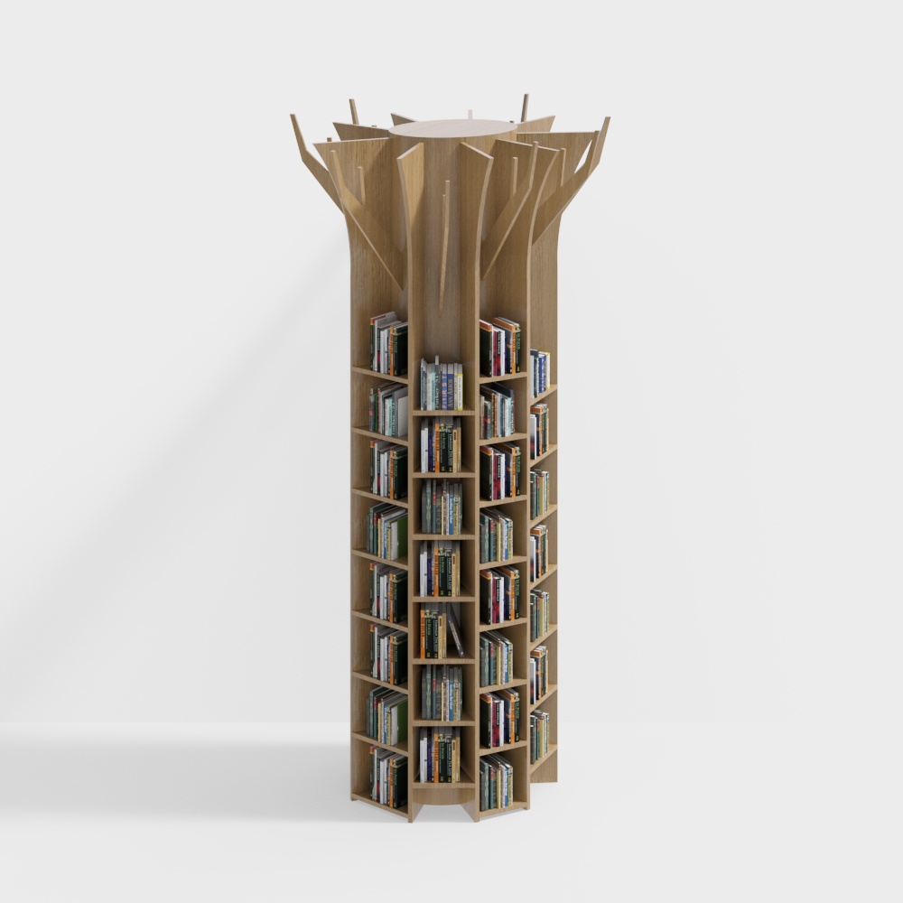 Estantería de pilar para biblioteca escolar