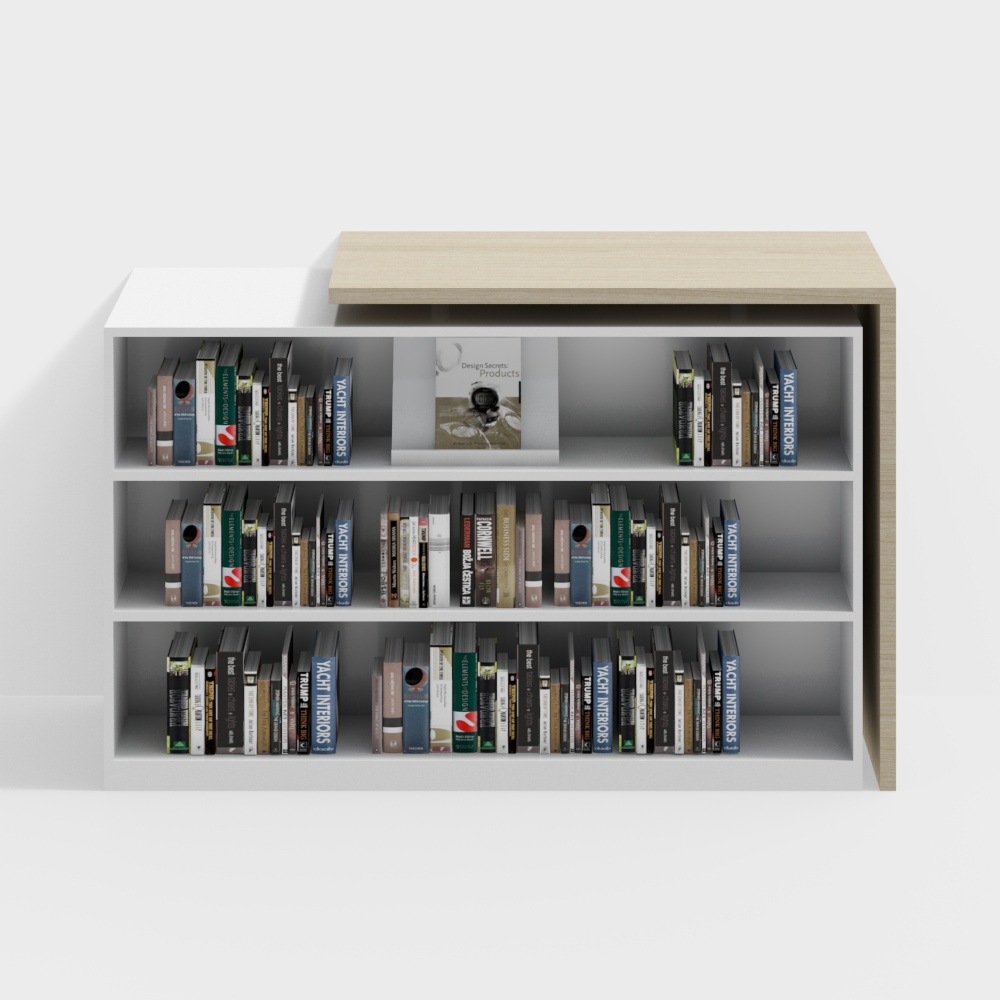 ชั้นหนังสือห้องสมุด