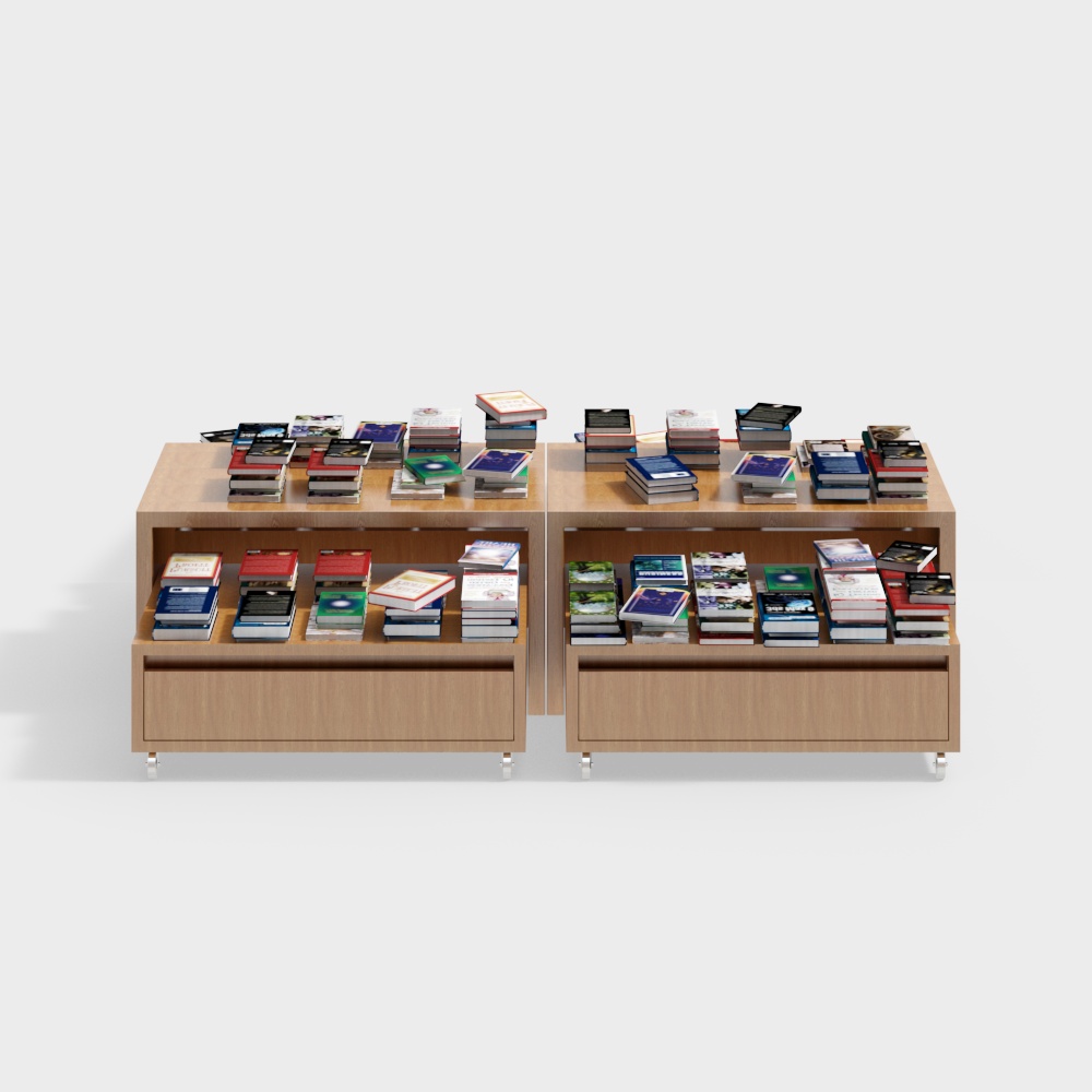 estantería de biblioteca