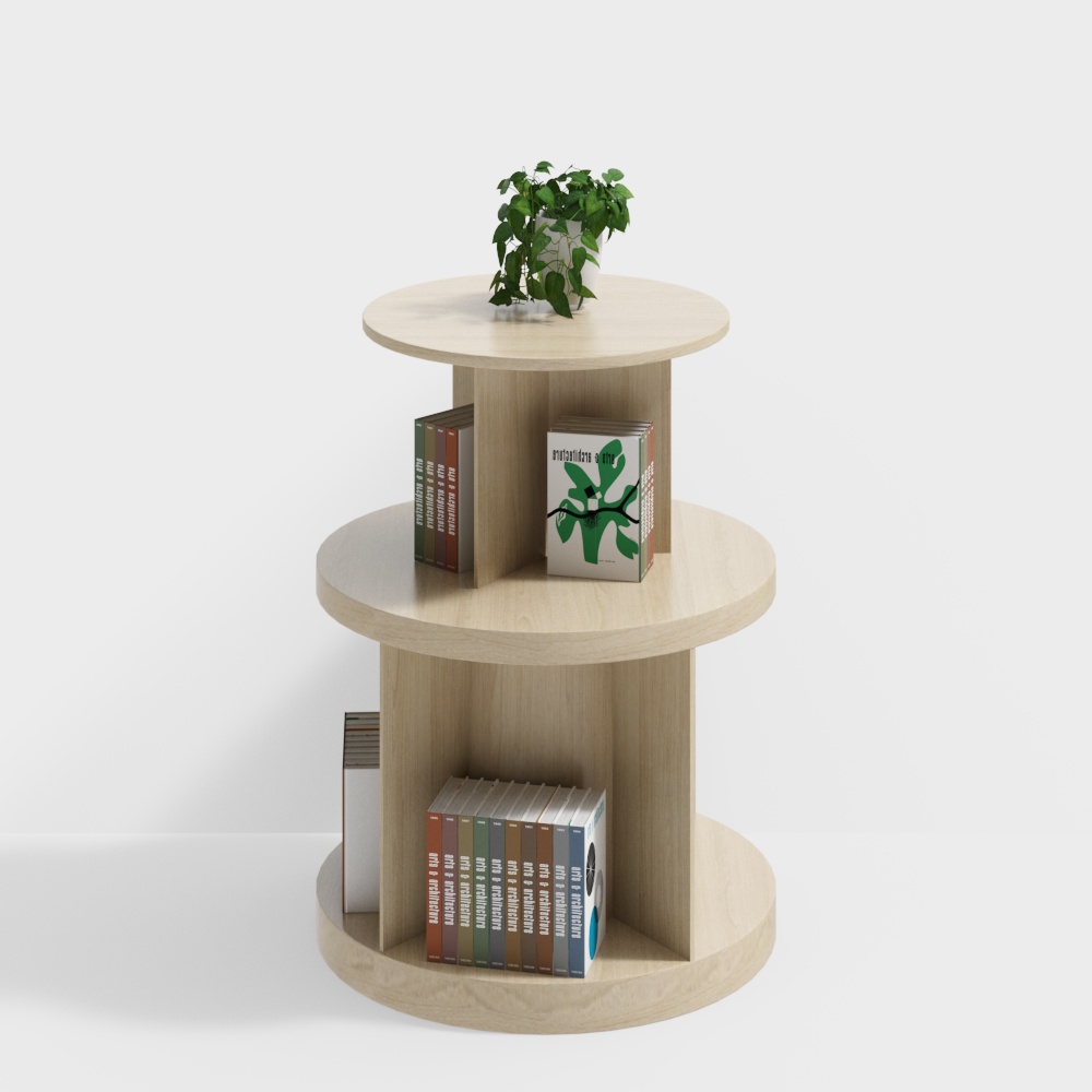 bookstore pillar bookshelf