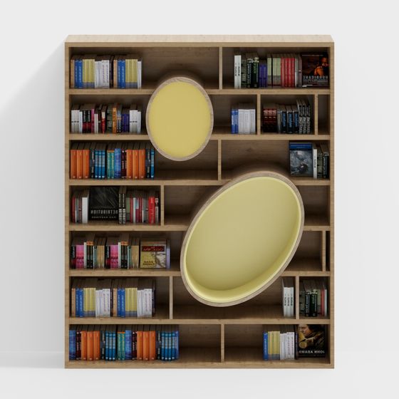 Urban Oasis 3D Model Bookshelf