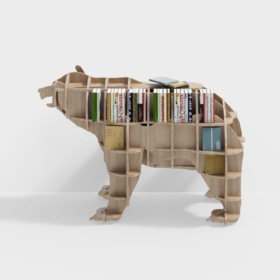 Kệ sách hoạt hình thư viện