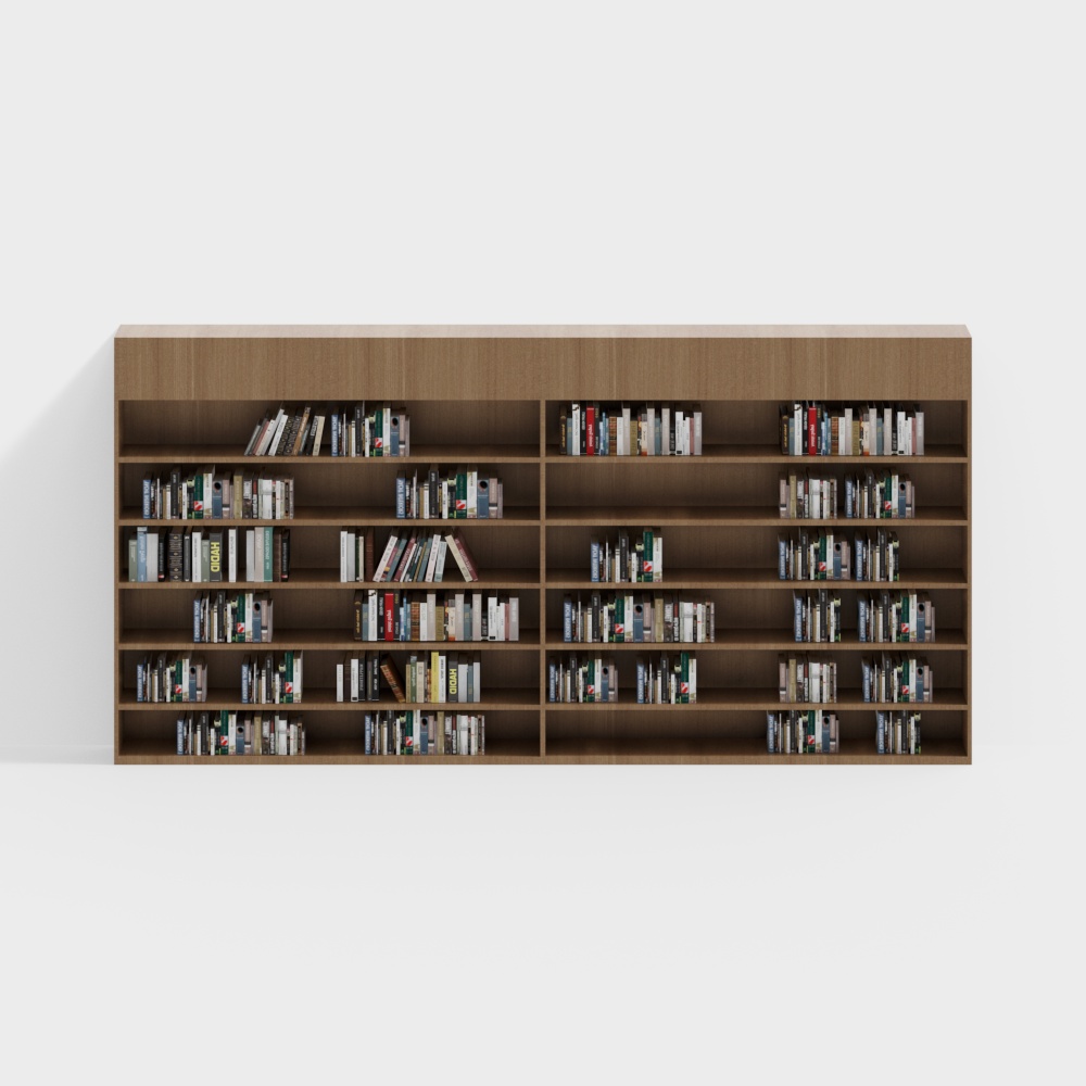 library bookshelf