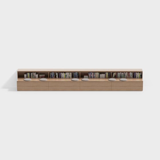 Urban Bookshelf 3D model