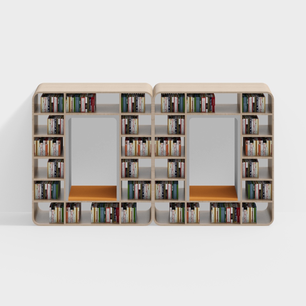 library bookshelf