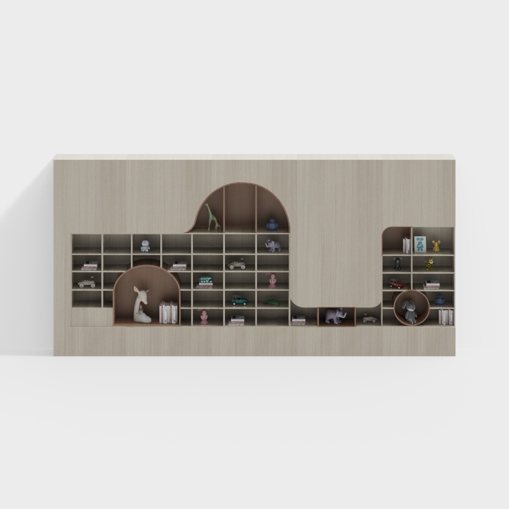 Kindergarten children's bookcase