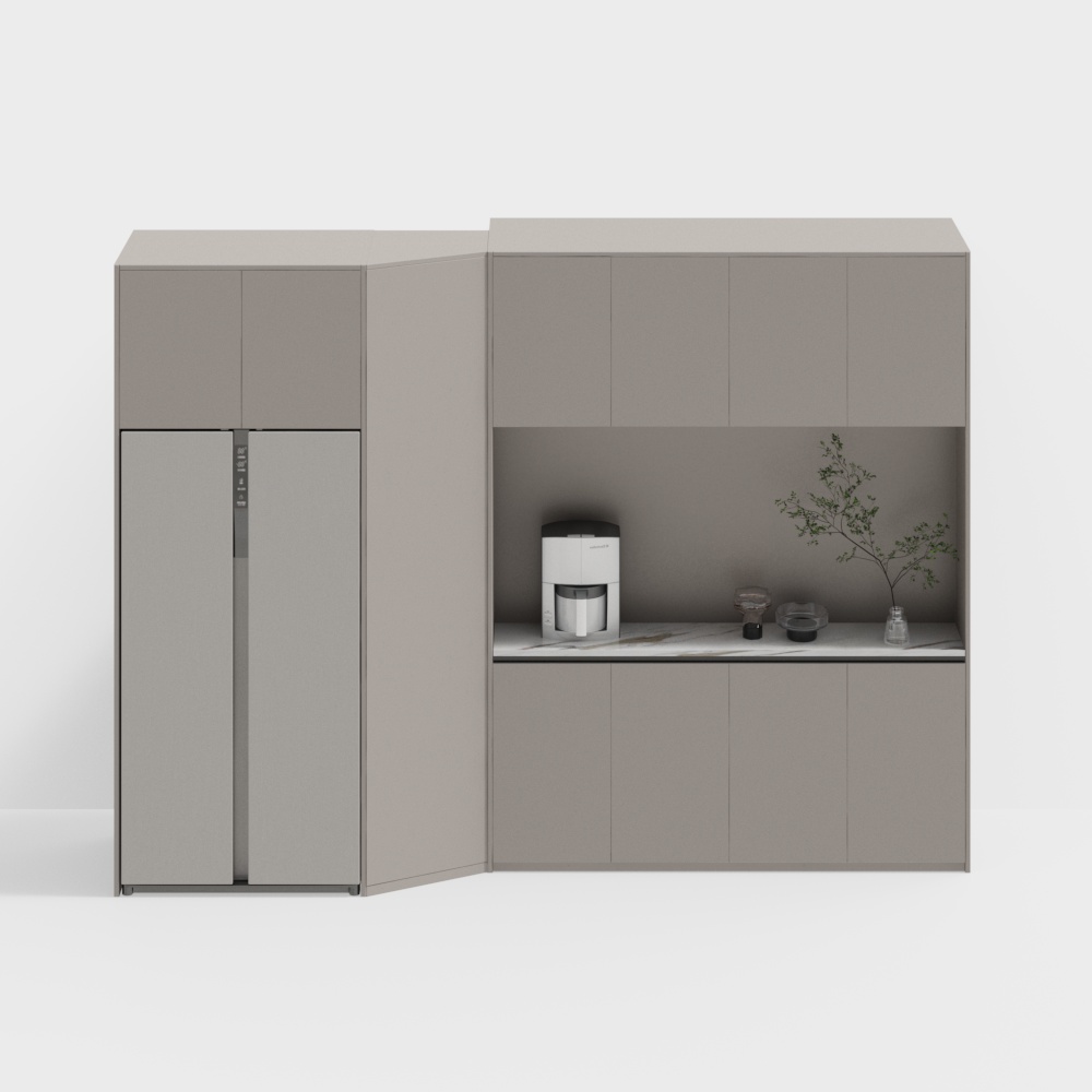 현대식 와인 캐비닛 각도 캐비닛