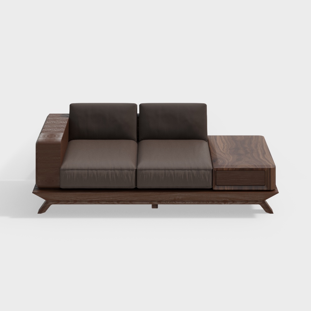 sofa gỗ kết hợp