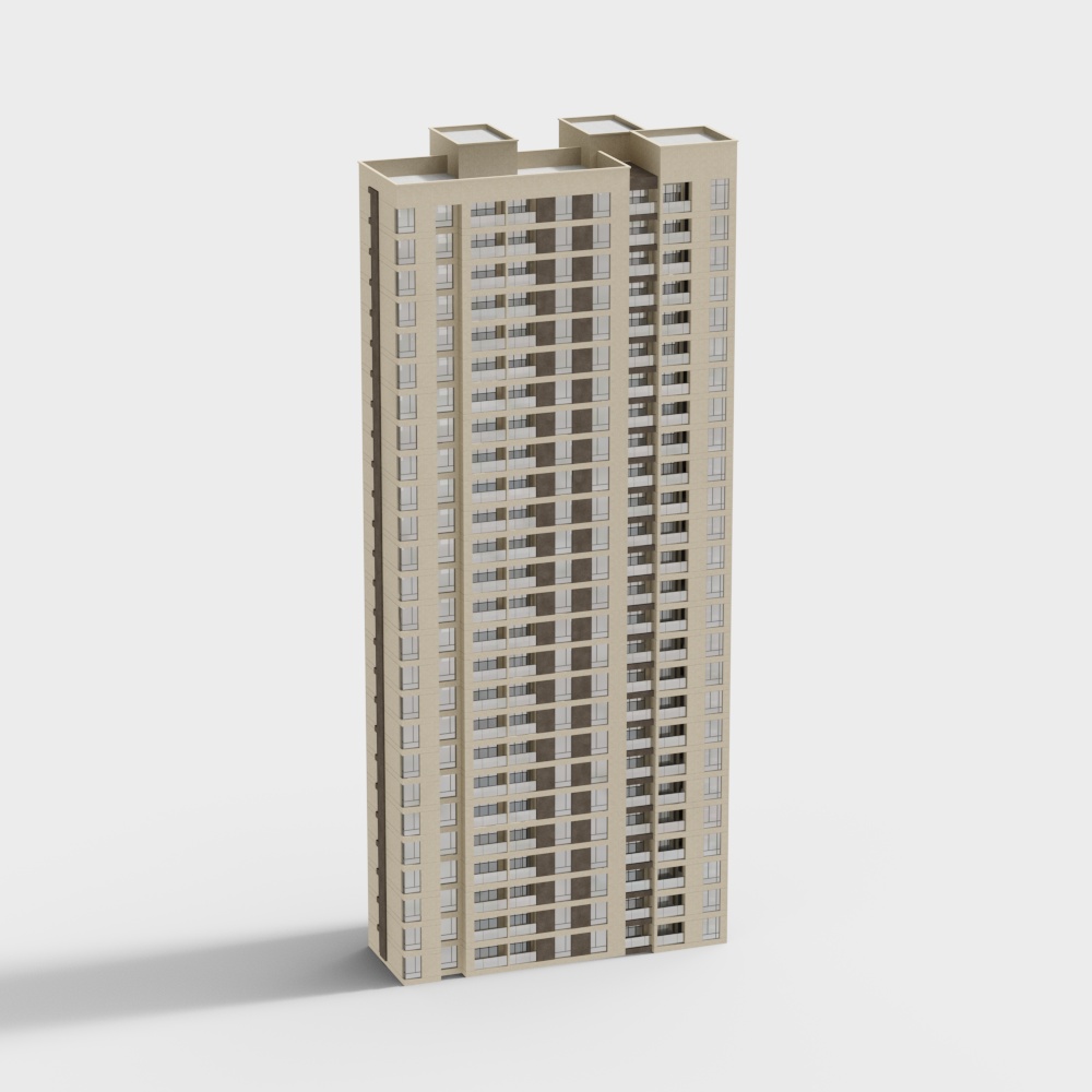 modern high-end residential area